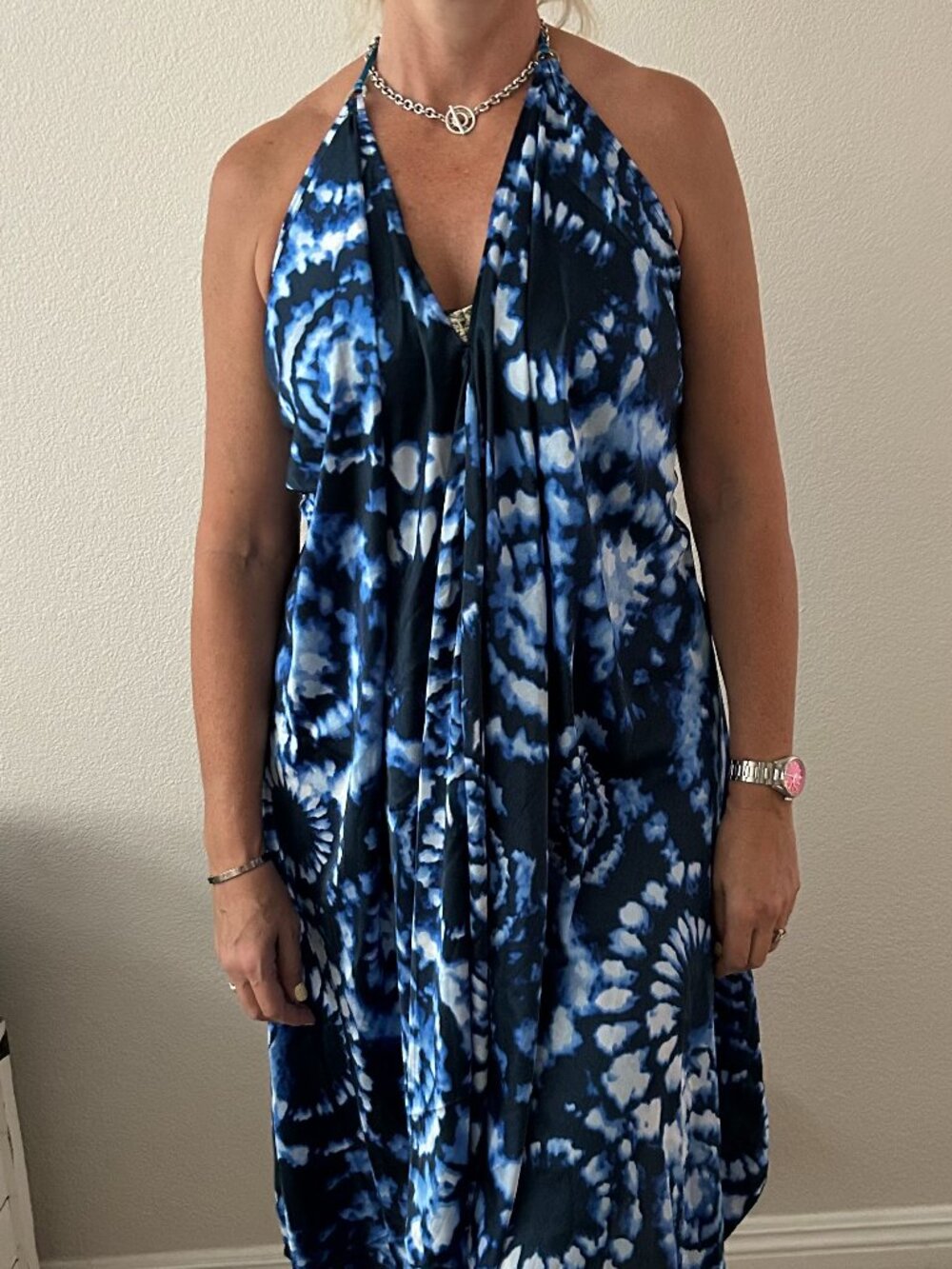RR Hawaii Resort Tie Dye Maxi Dress